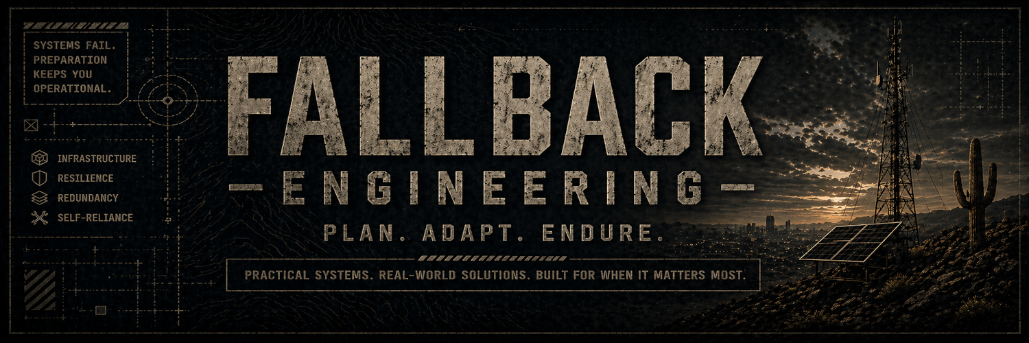 Fallback Engineering — practical systems, real-world solutions, built for when it matters most.